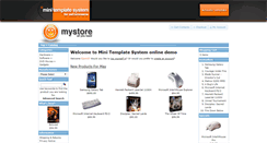 Desktop Screenshot of demo.minitemplatesystem.com